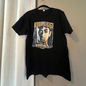 Rest in Peace Kobe and Gigi Black Mambas T-shirt, Super Soft, Size Medium